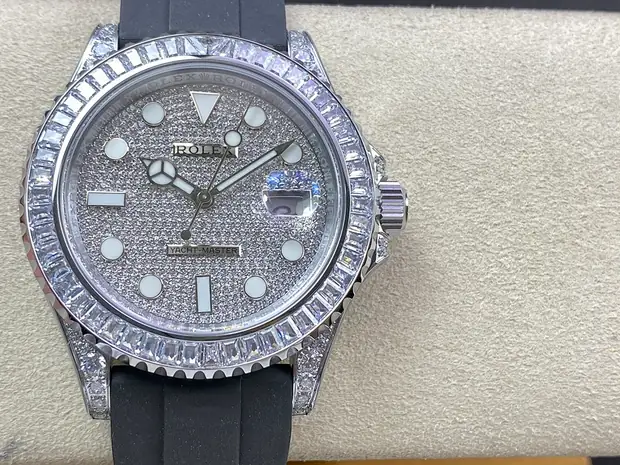 Rolex Yacht-Master, 42 mm, silver sunray tone, reference JL-YAC-5873