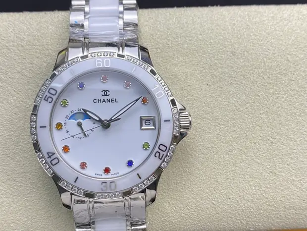 Chanel Chanel, 38 mm, bleu glacier tone, reference JL-CHA-6039