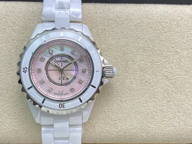 Chanel Chanel, 33 mm, silver sunray tone, reference JL-CHA-8320