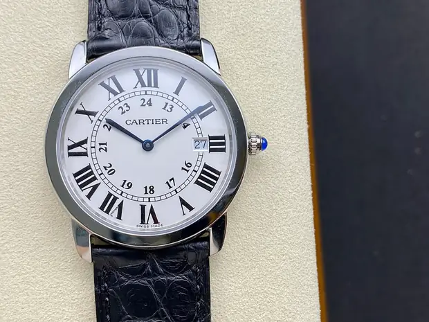 Cartier Cartier, 35 mm, silver sunray tone, reference JL-CAR-7757