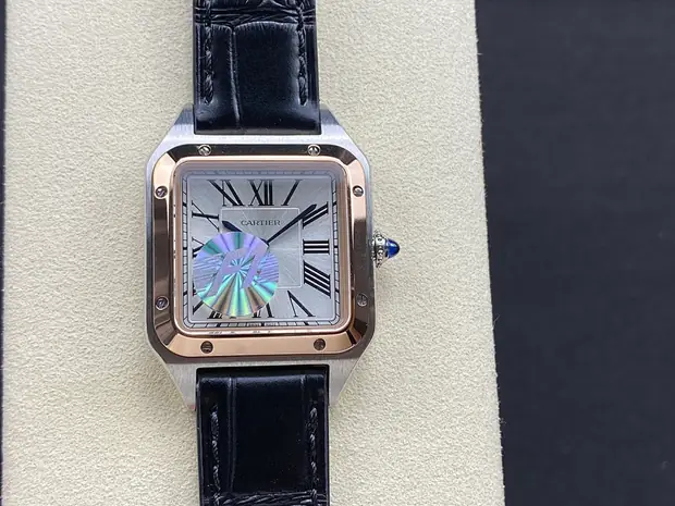Cartier Cartier, 40 mm, silver sunray tone, reference JL-CAR-6691