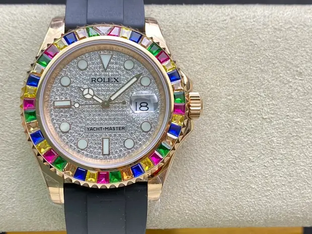 Rolex Yacht-Master, 37 mm, silver sunray tone, reference JL-YAC-2763