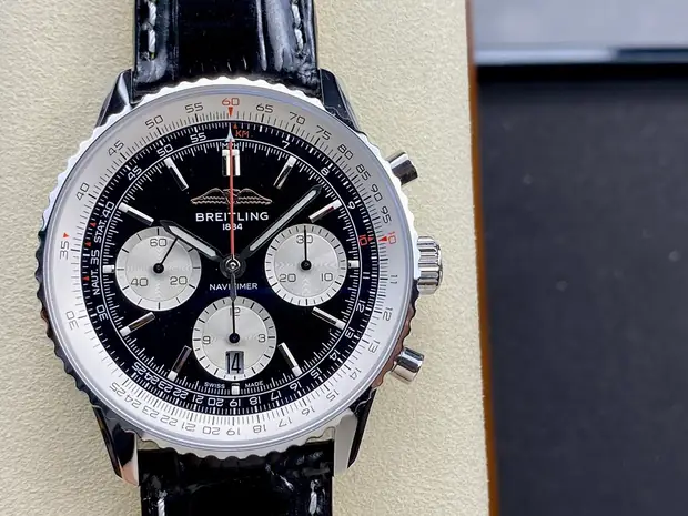Breitling Breitling, 43 mm, silver sunray tone, reference JL-BRE-6200