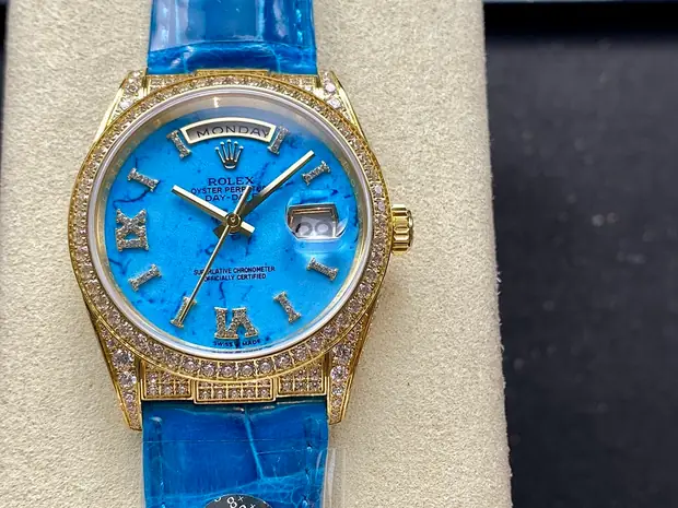 Rolex Datejust 36, 36 mm, turquoise tone, reference JL-DAT-2302