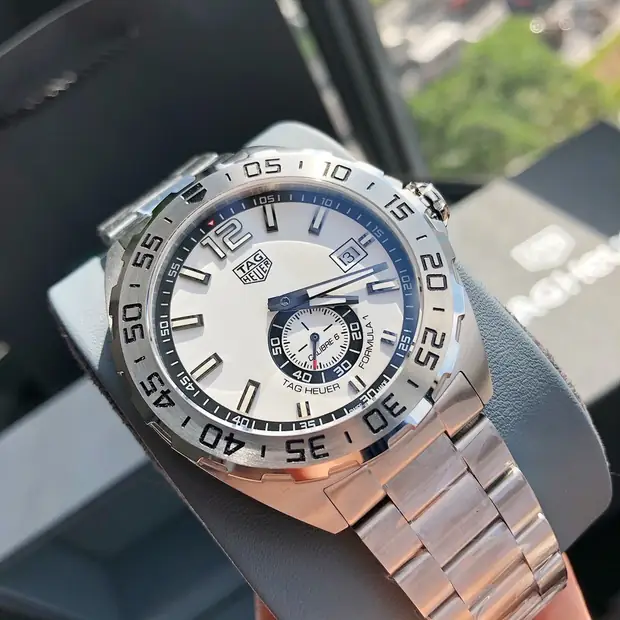 TAG Heuer TAG Heuer, 41 mm, silver sunray tone, reference JL-TAG-5414