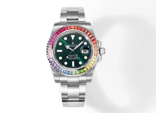 Rolex Submariner, 40 mm, turquoise tone, reference JL-SUB-5089