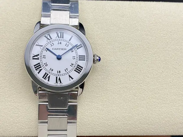 Cartier Cartier, 35 mm, silver sunray tone, reference JL-CAR-1894