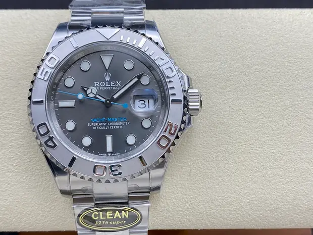 Rolex Yacht-Master, 42 mm, silver sunray tone, reference JL-YAC-3290