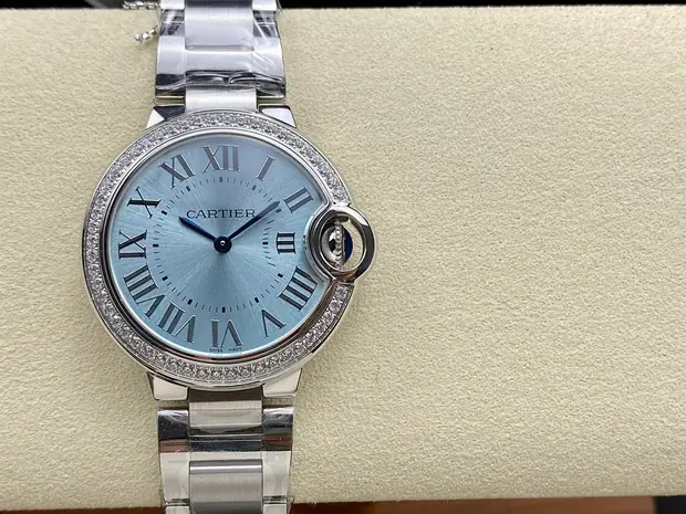 Cartier Cartier, 35 mm, silver sunray tone, reference JL-CAR-3860