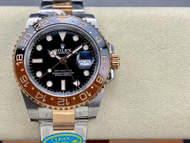 Rolex GMT-Master II, 40 mm, silver sunray tone, reference JL-GMT-2047