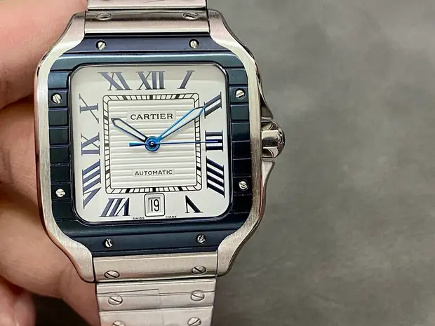 Cartier Cartier, 38 mm, silver sunray tone, reference JL-CAR-3576