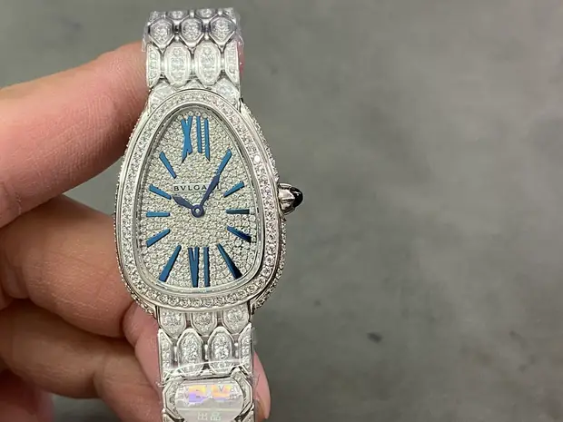 Bulgari Bulgari, 43 mm, silver sunray tone, reference JL-BUL-5103