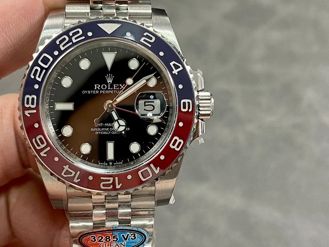 Rolex GMT-Master II, 40 mm, bordeaux tone, reference JL-GMT-4544