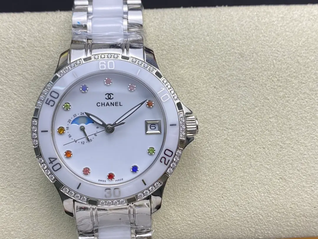 Chanel Chanel, 38 mm, bleu glacier tone, reference JL-CHA-6039