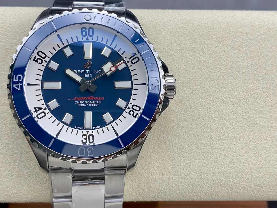 Breitling Breitling, 43 mm, bleu nuit tone, reference JL-BRE-7962