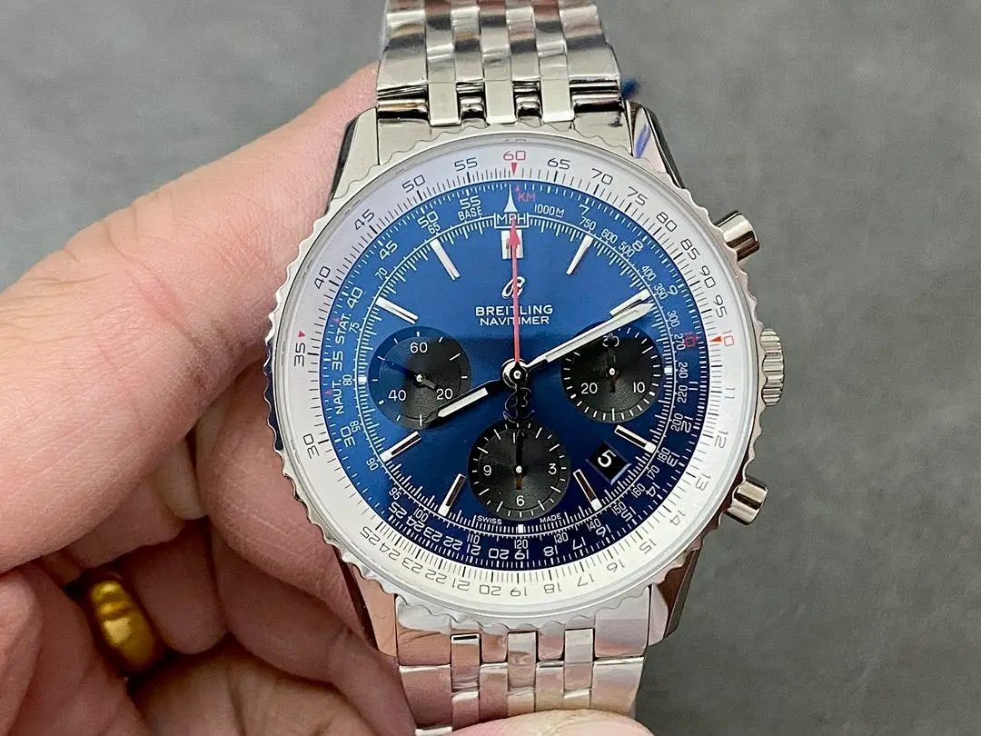 Breitling Breitling, 43 mm, bleu nuit tone, reference JL-BRE-9064