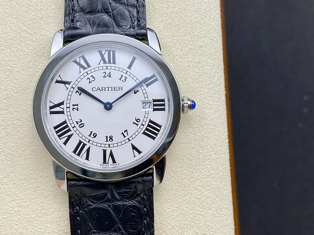 Cartier Cartier, 35 mm, silver sunray tone, reference JL-CAR-7757