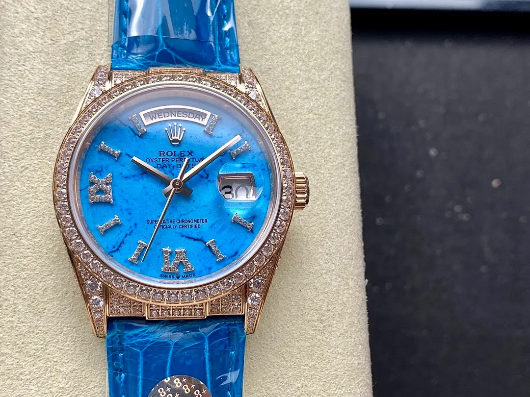 Rolex Datejust 36, 36 mm, bleu nuit tone, reference JL-DAT-5709
