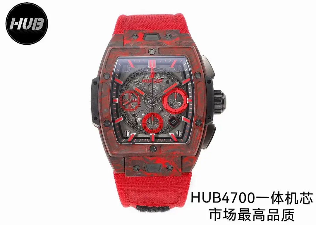 Hublot Hublot, 42 mm, bordeaux tone, reference JL-HUB-5661