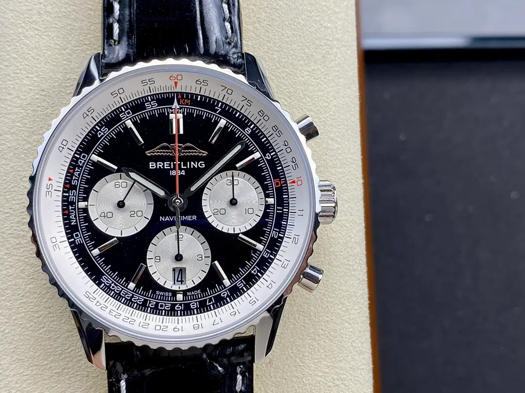 Breitling Breitling, 43 mm, silver sunray tone, reference JL-BRE-6200