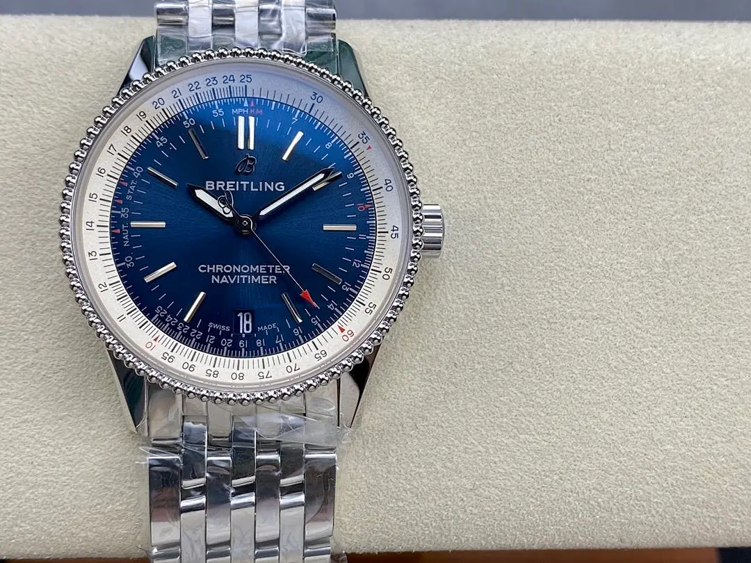 Breitling Breitling, 42 mm, silver sunray tone, reference JL-BRE-6424