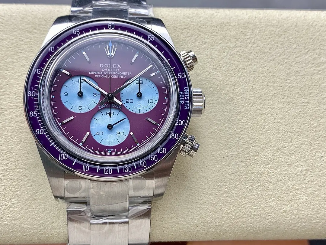 Rolex Cosmograph Daytona, 40 mm, aubergine tone, reference JL-COS-1235
