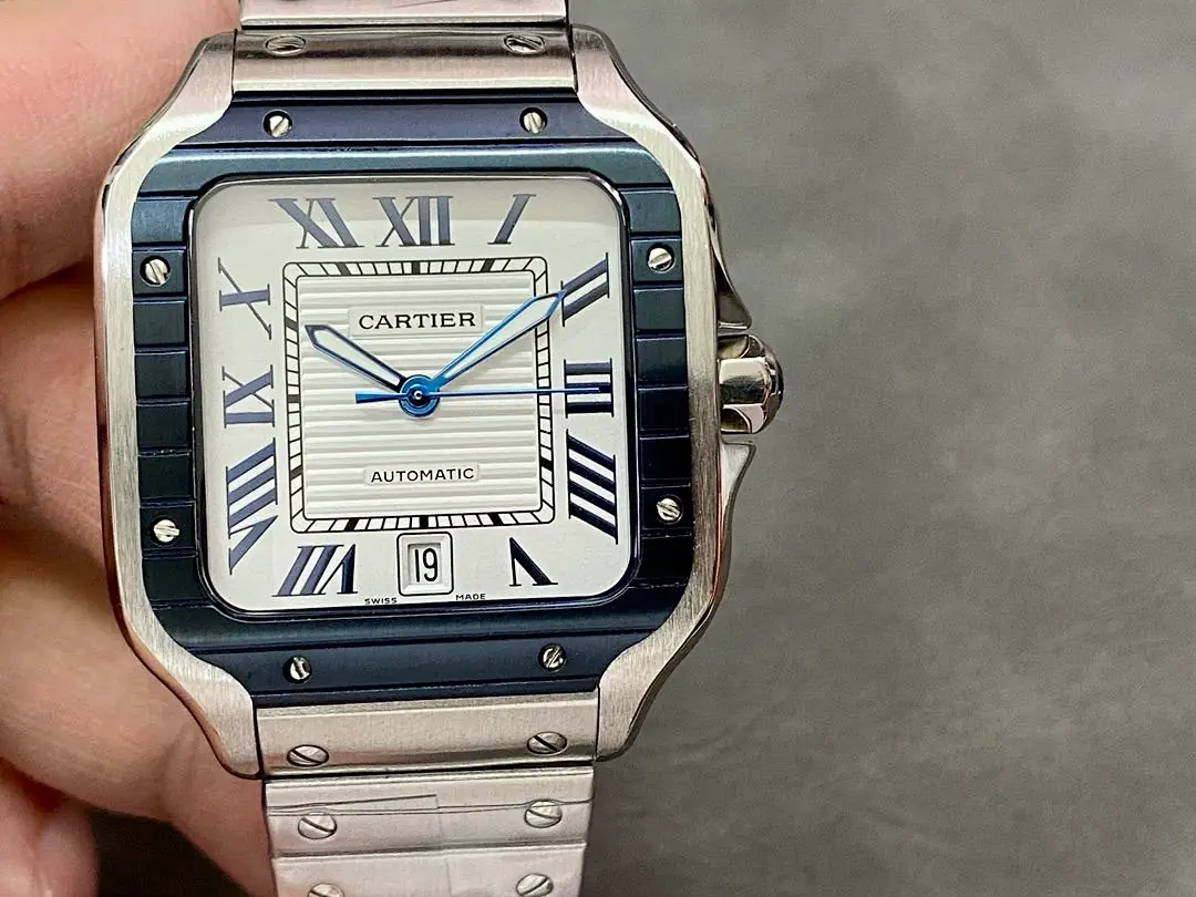 Cartier Cartier, 38 mm, silver sunray tone, reference JL-CAR-3576