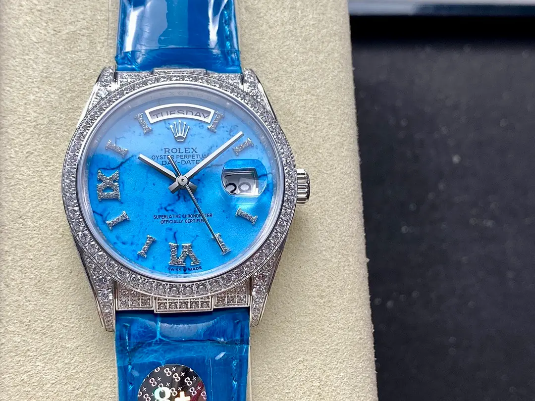 Rolex Datejust 36, 36 mm, bleu glacier tone, reference JL-DAT-2199